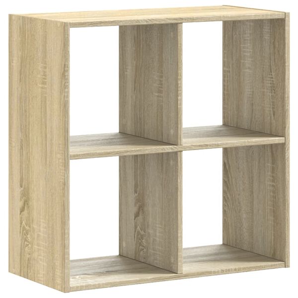 vidaXL Boekenkast 68,5x32x68,5 cm bewerkt hout sonoma eikenkleurig