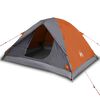 vidaXL Koepeltent 3-persoons waterdicht oranje