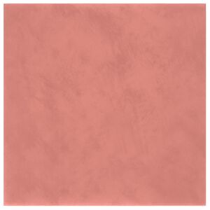 vidaXL Wandhoofdbord 12 pcs Roze 30 x 30 cm Fluweel