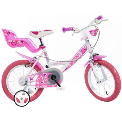 Dino Bikes Kinderfiets Little Heart 16'' roze DINO356013