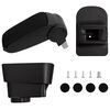 vidaXL Armsteun 11x35x(32-49) cm ABS zwart