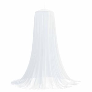 vidaXL Klamboe voor bed 3 st 156 mesh Wit ⌀56 x 220 cm Polyester