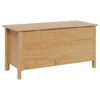 vidaXL Opbergbox Hill Honingbruin 90 x 40 x 45 cm Massief Vurenhout