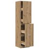 vidaXL Apothekerskast 40x41x174,5 cm bewerkt hout artisanaal eiken