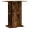 vidaXL Aquariumstandaard 60,5x36x72,5 cm bewerkt hout gerookt eiken