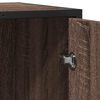 vidaXL Dressoir 62x35x76 cm bewerkt hout bruin eikenkleur