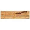 vidaXL Tafelblad met natuurlijke rand 100x30x2,5 cm massief mangohout