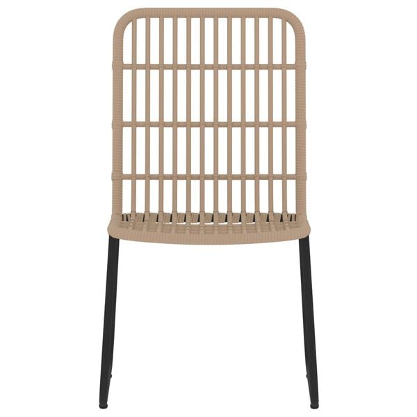 vidaXL 7-delige Tuinset eikenkleurig