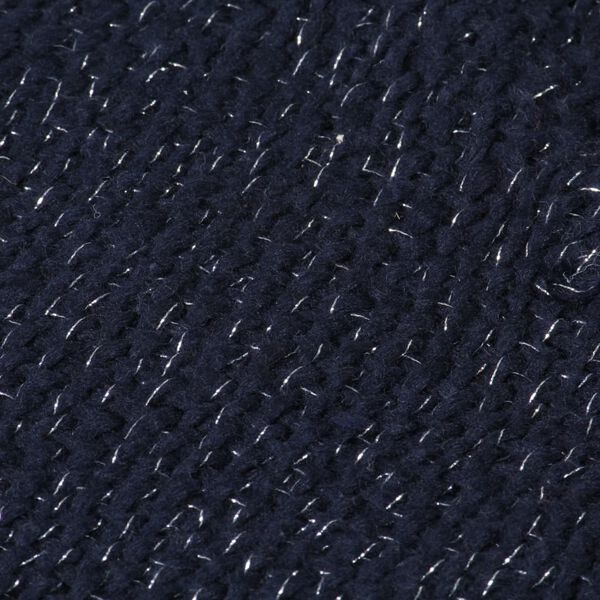 vidaXL Plaid 220x250 cm lurex marineblauw