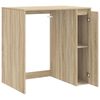 vidaXL Wasmachinekast met opslag Sonoma 87 x 60 x 89 cm Bewerkt hout