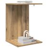 vidaXL Bijzettafel Artisan Eiken 45 x 40 x 62,5 cm Bewerkt hout