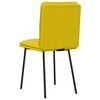 vidaXL Eetkamerstoelen 2 st fluweel geel