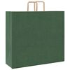 vidaXL Papieren zakken 250 st met hengsels 54x15x49 cm groen