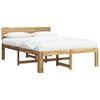 vidaXL Tweepersoonsbed met hoofdeinde ROSTOCK Wit 160 x 200 cm