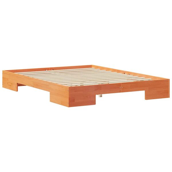 vidaXL Bedframe Bruin 140 x 200 cm