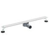 vidaXL 360&deg; Doucheafvoer Met Slank Model zilver 80 cm