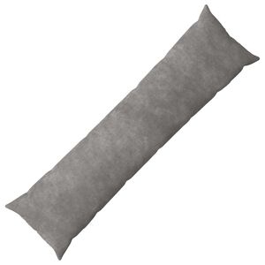 vidaXL Kussensloop HEERLEN Lichtgrijs 40 x 145 cm Microfiber Fleece