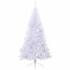 vidaXL Kunstkerstboom met 300 LED Wit 180 cm PVC en staal