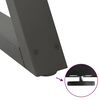 vidaXL Salontafelpoten 2 st 70x(42-43,3) cm staal antraciet