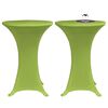 vidaXL Tafelhoes stretch 2 stuks 70 cm groen