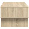 vidaXL Salontafel Sonoma Eiken 80 x 46 x 35 cm Bewerkt hout