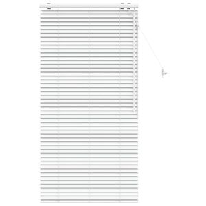 vidaXL Jaloezie Wit 85 x 160 cm 35 mm Massief Paulowniahout