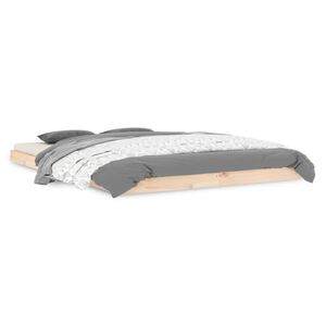vidaXL Bedframe massief grenenhout 140x200 cm