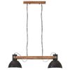 vidaXL Hanglamp industrieel 25 W E27 109 cm zwart