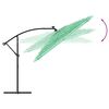 vidaXL Parasol met stalen paal 269x269x235 cm groen