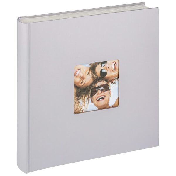 Walther Design Fotoalbum Fun 100 pagina's 30x30 cm lichtgrijs
