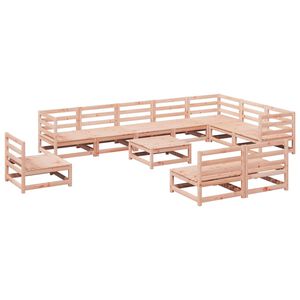 vidaXL 11-delige Loungeset massief douglas vurenhout