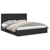 vidaXL Opslag bed Zwart 200 x 200 cm Bewerkt hout