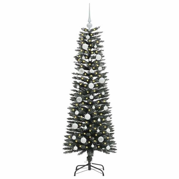vidaXL Kunstkerstboom met 150 LED Groen 40.5 x 40.5 x 120 cm