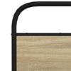 vidaXL Bedframe zonder matras bewerkt hout sonoma eikenkleur 120x190cm