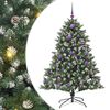 vidaXL Kunstkerstboom met 150 LED Groen 150 cm PVC en Plastic en Staal