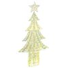 vidaXL Kerstboom met 240 LED Warmwit 181 cm PET