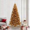 vidaXL Kerstboom met 300 LED met standaard Goud 240 cm PET