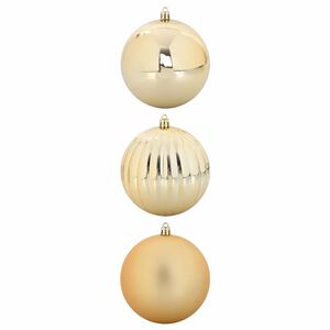 vidaXL Kerstbal Set XXL 3 pcs Goud Kunststof