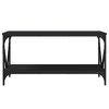 vidaXL Salontafel 90x50x45 cm bewerkt hout zwart