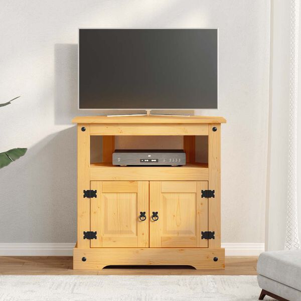 vidaXL Wandtafel Mexicaans grenenhout Corona-stijl 80x43x78 cm