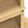 vidaXL Hoge kast Corona 74x38x170 cm massief grenenhout