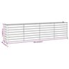 vidaXL Plantenbak verhoogd 320x40x77 cm cortenstaal roestig