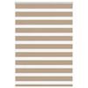 vidaXL Zebra Blind 115x150 cm stofbreedte 110,9 cm polyester zandbruin