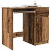 vidaXL Bureau 86x49x76 cm spaanplaat oud hout
