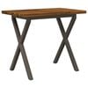 vidaXL Vierkante Eettafel 110 x 55 x 75 cm Massief Acaciahout
