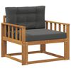 vidaXL Buiten Midden Sofa Naturel