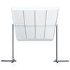 vidaXL Prieel met kantelbaar schuifdak 350x253x196 cm cr&egrave;mekleurig