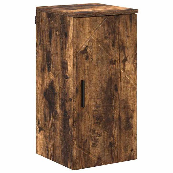 vidaXL Badkamer Kast Wandgemonteerd Gerookt eiken 30 x 31,5 x 61 cm