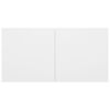 vidaXL Tv-hangmeubelen 2 st 60x30x30 cm wit