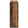 vidaXL Wandplank met plank Wandgemonteerd Oudhout 65 x 20 x 60 cm